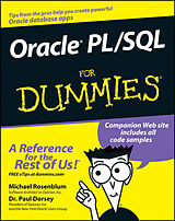 Couverture cartonnée Oracle PL / SQL for Dummies de Michael Rosenblum, Paul Dorsey