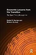Fester Einband Economic Lessons from the Transition von Daniel R Kazmer, Michele Konrad