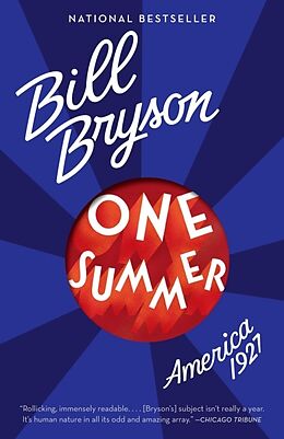 Broché One Summer America 1927 de Bill Bryson