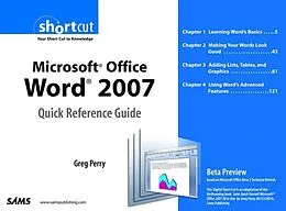 E-Book (pdf) Microsoft Office Word 2007 Quick Reference Guide von Greg Perry