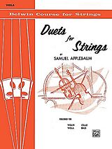 Samuel Applebaum Notenblätter Duets for Strings vol.1 2 violas