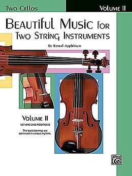 Samuel Applebaum Notenblätter Beautiful Music vol.2 for 2 cellos