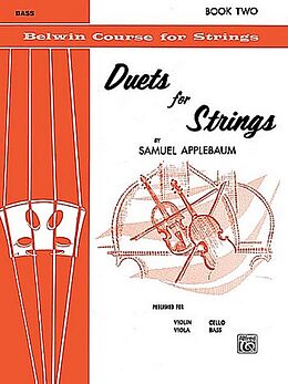 Samuel Applebaum Notenblätter Duets for Strings vol.2 2 basses