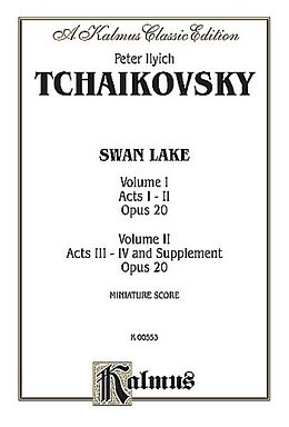 Peter Iljitsch Tschaikowsky Notenblätter Swan Lake op.20 miniature score