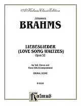 Johannes Brahms Notenblätter Liebeslieder-Walzer op.52 für Soli