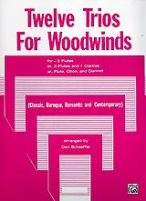 Don Schaeffer Notenblätter 12 Trios for woodwinds