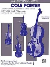 Cole Albert Porter Notenblätter Cole Porter for string quartet