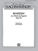 Sergei Rachmaninoff Notenblätter Rhapsody on a Theme by Paganini op.43