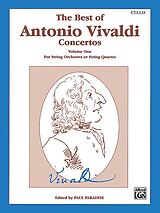 Antonio Vivaldi Notenblätter Concertos vol.1 for string