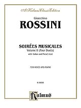 Gioacchino Rossini Notenblätter Soirees Musicales vol.2 4 Duets