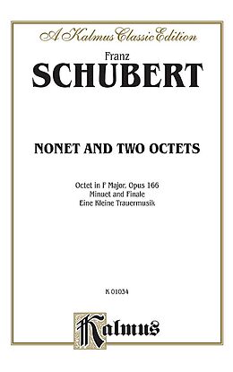 Franz Schubert Notenblätter Nonet and 2 Octets
