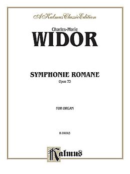Charles Marie Jean Albert Widor Notenblätter Symphony Romane op.73