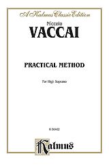 Nicola Vaccai Notenblätter Practical Method