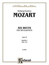 Wolfgang Amadeus Mozart Notenblätter 6 Duets op.70 vol.1 )nos.1-3)