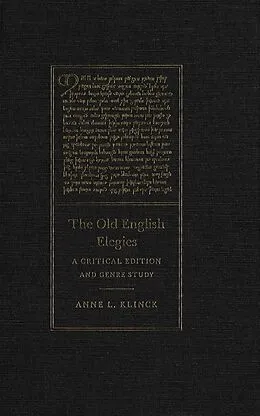 E-Book (pdf) Old English Elegies von Anne L. Klinck