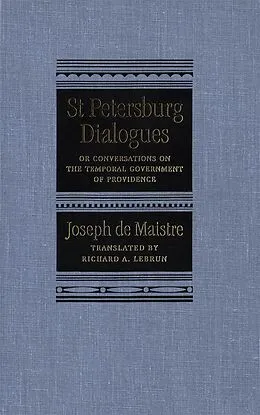 PDF St Petersburg Dialogues von Joseph De Maistre