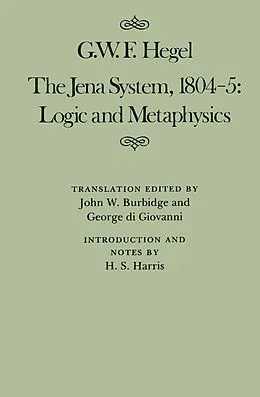 E-Book (pdf) Jena System, 1804-5 von John W. Burbidge, George Di Giovanni, G. Hegel