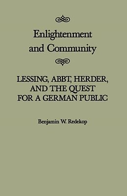E-Book (pdf) Enlightenment and Community von Benjamin W. Redekop