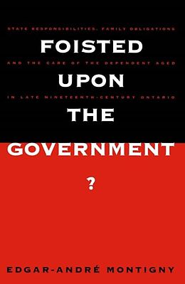 E-Book (pdf) Foisted upon the Government? von Edgar-Andre Montigny