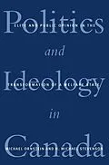 E-Book (pdf) Politics and Ideology in Canada von Michael Ornstein, Michael Stevenson