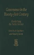 E-Book (pdf) Governance in the Twenty-first Century von Guy Peters, Donald J. Savoie