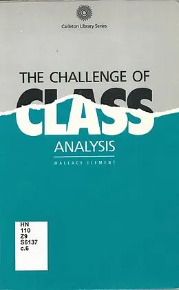 E-Book (pdf) Challenge of Class Analysis von Wallace Clement