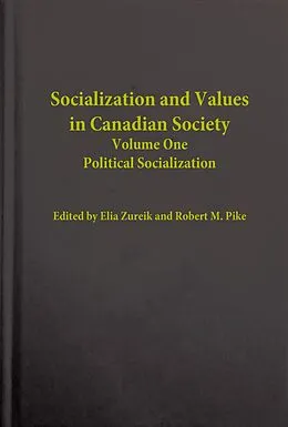 E-Book (pdf) Socialization and Values in Canadian Society von Elia Zureik