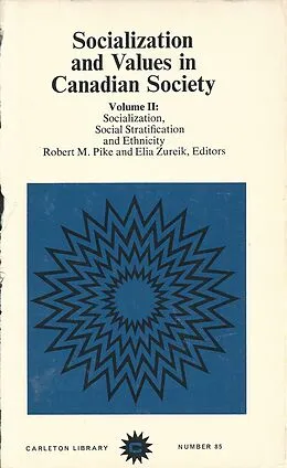 E-Book (pdf) Socialization and Values in Canadian Society von Elia Zureik