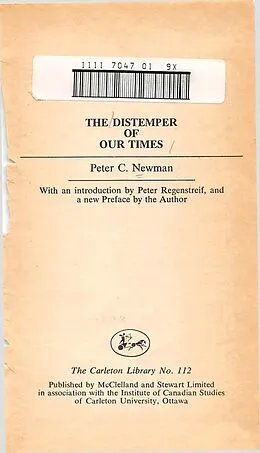 E-Book (pdf) Distemper of our Times von Peter C. Newman