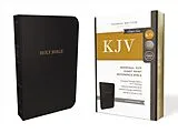 Leder-Einband KJV Holy Bible: Personal Size Giant Print with 43,000 Cross References, Black Bonded Leather, Red Letter, Comfort Print: King James Version von Thomas Nelson