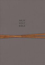 Livre Relié NKJV, Journal the Word Bible, Cloth over Board, Gray, Red Letter, de Thomas Nelson