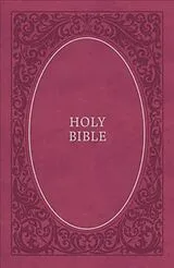Leder-Einband NKJV, Holy Bible, Soft Touch Edition, Leathersoft, Pink, Comfort Print von Thomas Nelson