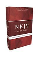 Livre Relié Nkjv Study Bible, Hardcover, Red Letter Edition, Comfort Print de Thomas Nelson