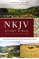 Fester Einband NKJV Study Bible, Hardcover, Full Color, Red Letter Edition, Comfort von Thomas Nelson