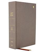 Livre Relié NET Bible, Full-notes Edition, Cloth over Board, Gray, Comfort Print de Thomas Nelson