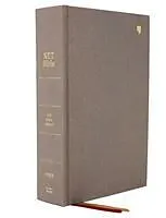 Fester Einband NET Bible, Full-notes Edition, Cloth over Board, Gray, Comfort Print von Thomas Nelson