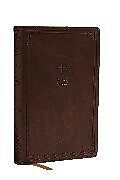 Couverture en cuir NRSV Catholic Edition Gift Bible, Brown Leathersoft (Comfort Print, Holy Bible, Complete Catholic Bible, NRSV CE) de Catholic Bible Press