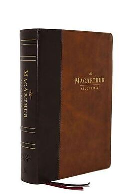 Couverture en cuir ESV, MacArthur Study Bible, 2nd Edition, Leathersoft, Brown de Thomas Nelson