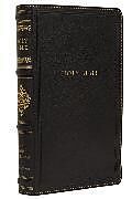 Couverture en cuir Kjv, Sovereign Collection Bible, Personal Size, Leathersoft, Black, Red Letter Edition, Comfort Print de Thomas Nelson