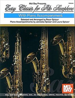  Notenblätter Easy Classics for alto saxophone