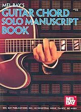  Notenblätter Guitar Chord Solo Manuscript Book
