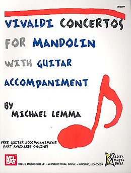 Antonio Vivaldi Notenblätter Concertos for mandolin and guitar
