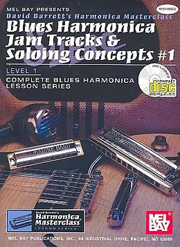 David Barrett Notenblätter Blues Harmonica Jam Tracks and