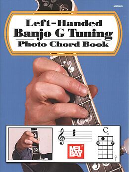  Notenblätter MB30629 Left-Handed Banjo G Tuning Photo Chord Book
