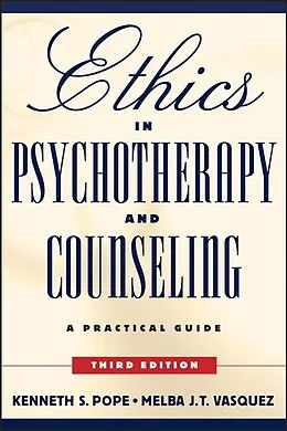 E-Book (pdf) Ethics in Psychotherapy and Counseling von Kenneth S. Pope, Melba J. T. Vasquez