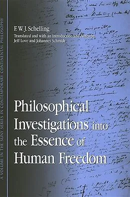 E-Book (pdf) Philosophical Investigations into the Essence of Human Freedom von F. W. J. Schelling