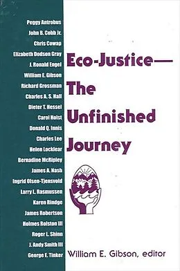 E-Book (pdf) Eco-Justice--The Unfinished Journey von 