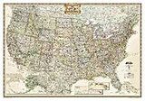 (Land)Karte National Geographic United States Wall Map - Executive - Laminated (43.5 X 30.5 In) von National Geographic Maps