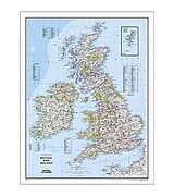 Carte (de géographie) National Geographic Map Britain and Ireland, Planokarte de National Geographic Maps