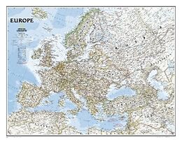 Carte (de géographie) National Geographic Europe Wall Map - Classic (30.5 X 23.75 In) de National Geographic Maps